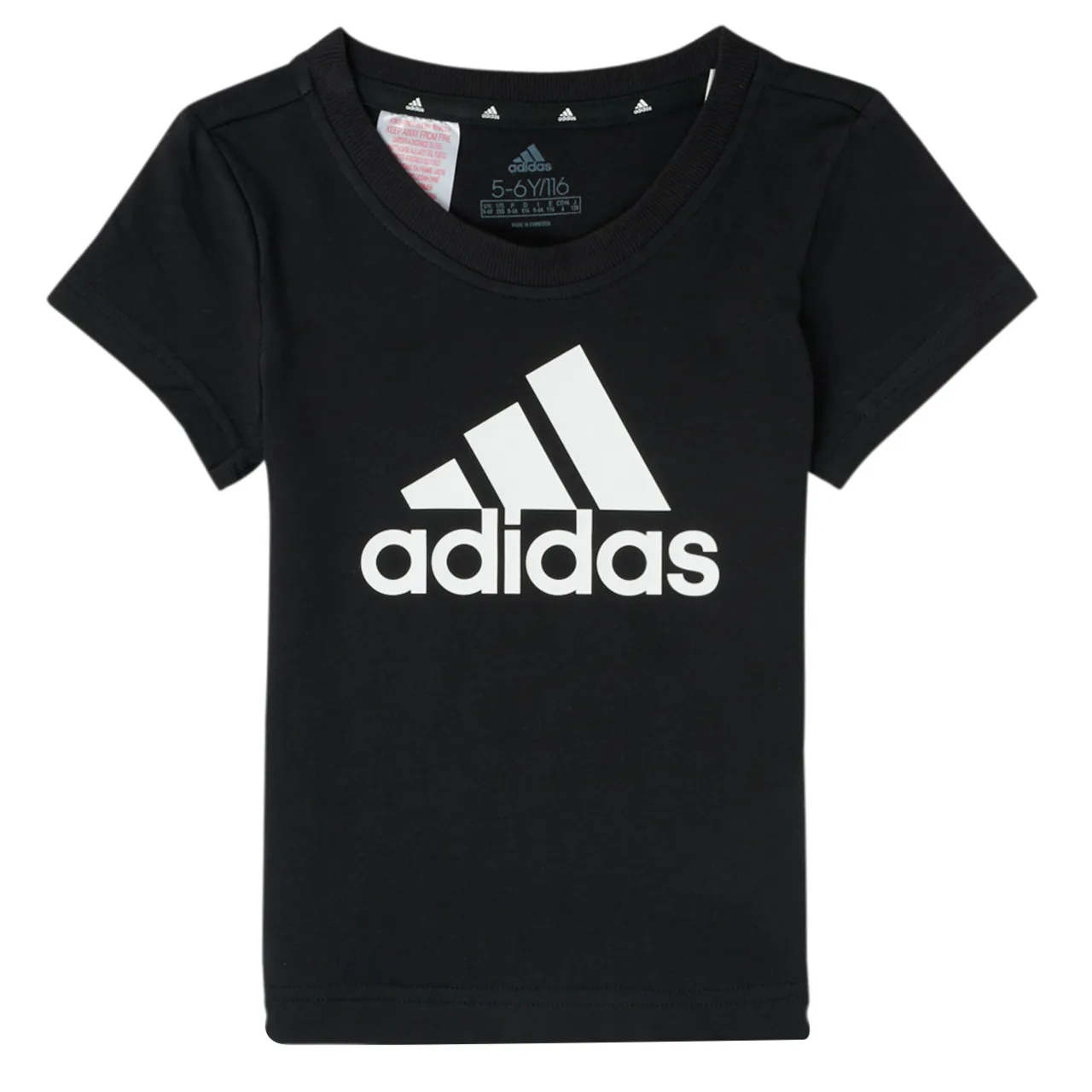adidas  FIORINE  girls's Children's T shirt in Black