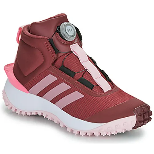 adidas  FORTATRAIL BOA K  girls's Children's Shoes (Trainers) in Bordeaux