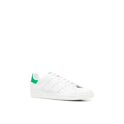 Adidas , Fresh White and Green Stan Smith 80s Sneakers ,White female, Sizes: