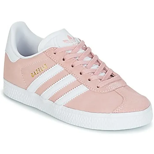 adidas  GAZELLE C  girls's Children's Shoes (Trainers) in Pink