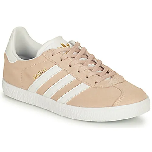 adidas  GAZELLE J  girls's Children's Shoes (Trainers) in Pink