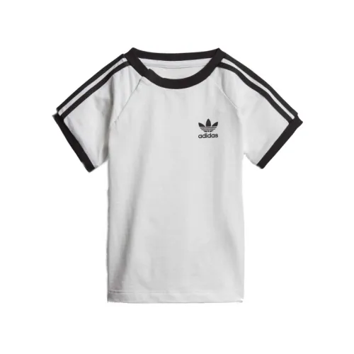 Adidas , Girls Cotton Jersey T-Shirt ,White female, Sizes: