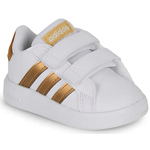 adidas  GRAND COURT 2.0 CF  girls's Children's Shoes (Trainers) in White
