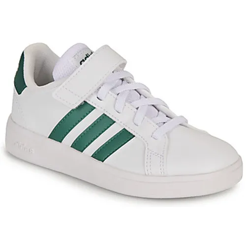 adidas  GRAND COURT 2.0 EL K  boys's Children's Shoes (Trainers) in White