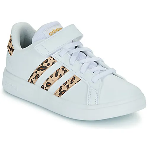 adidas  GRAND COURT 2.0 EL K  girls's Children's Shoes (Trainers) in White