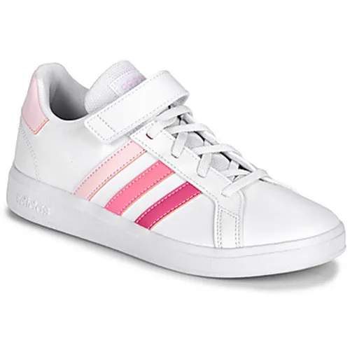 adidas  GRAND COURT 2.0 EL K  girls's Children's Shoes (Trainers) in White