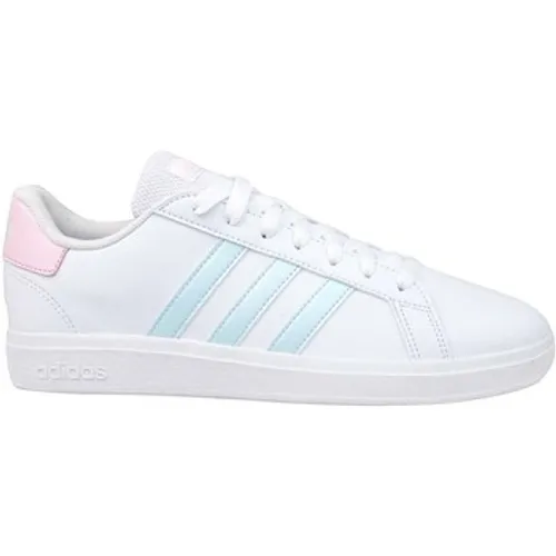 adidas  Grand Court 20 K  boys's Children's Shoes (Trainers) in White