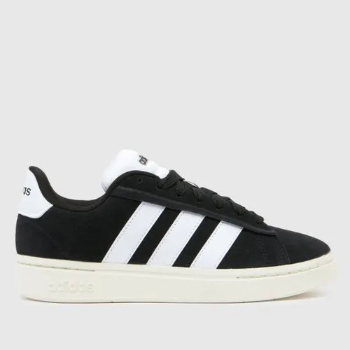 Adidas Grand Court Alpha Trainers in Black & White