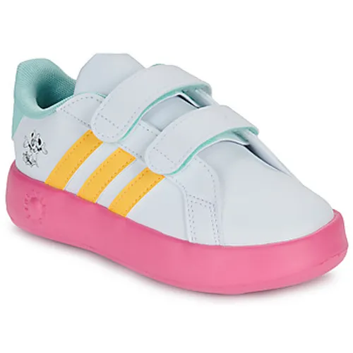 adidas  GRAND COURT MINNIE CF I  girls's Children's Shoes (Trainers) in White