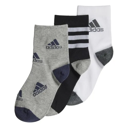 adidas, Graphic Socks 3 Pairs, Socks, Black/White/Medium