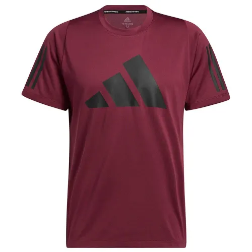 Adidas H08753 FL 3 BAR TEE T-shirt victory crimson S