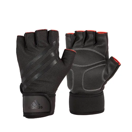 Adidas Half Finger Weight Lifting Gloves - L