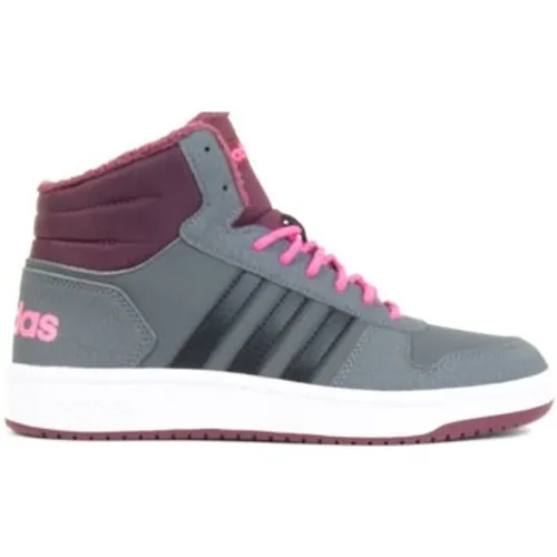 adidas  Hoops Mid 20 K  boys's Children's Mid Boots in Grey