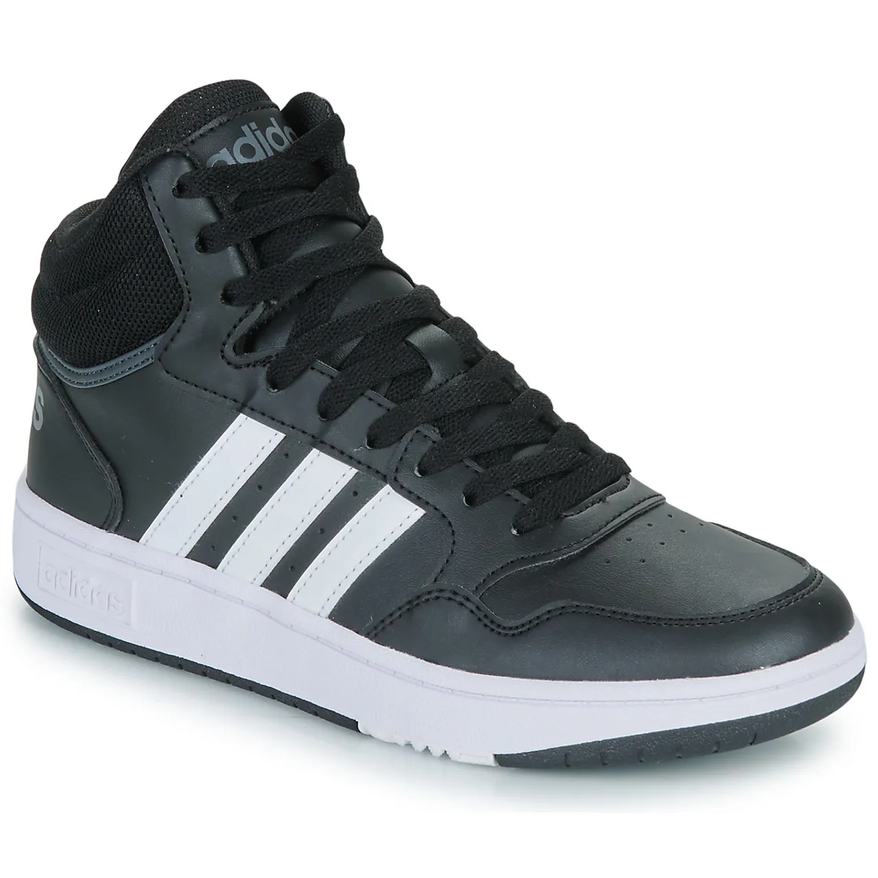 adidas  HOOPS MID 3.0 K  boys's Children's Shoes (High-top Trainers) in Black