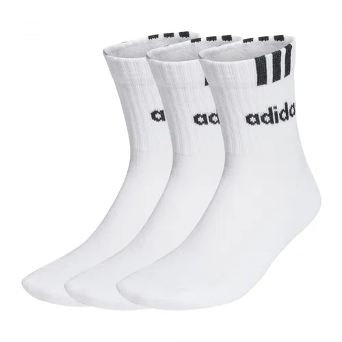 adidas HT3437 C 3S LIN 3P Socks Unisex white/black S