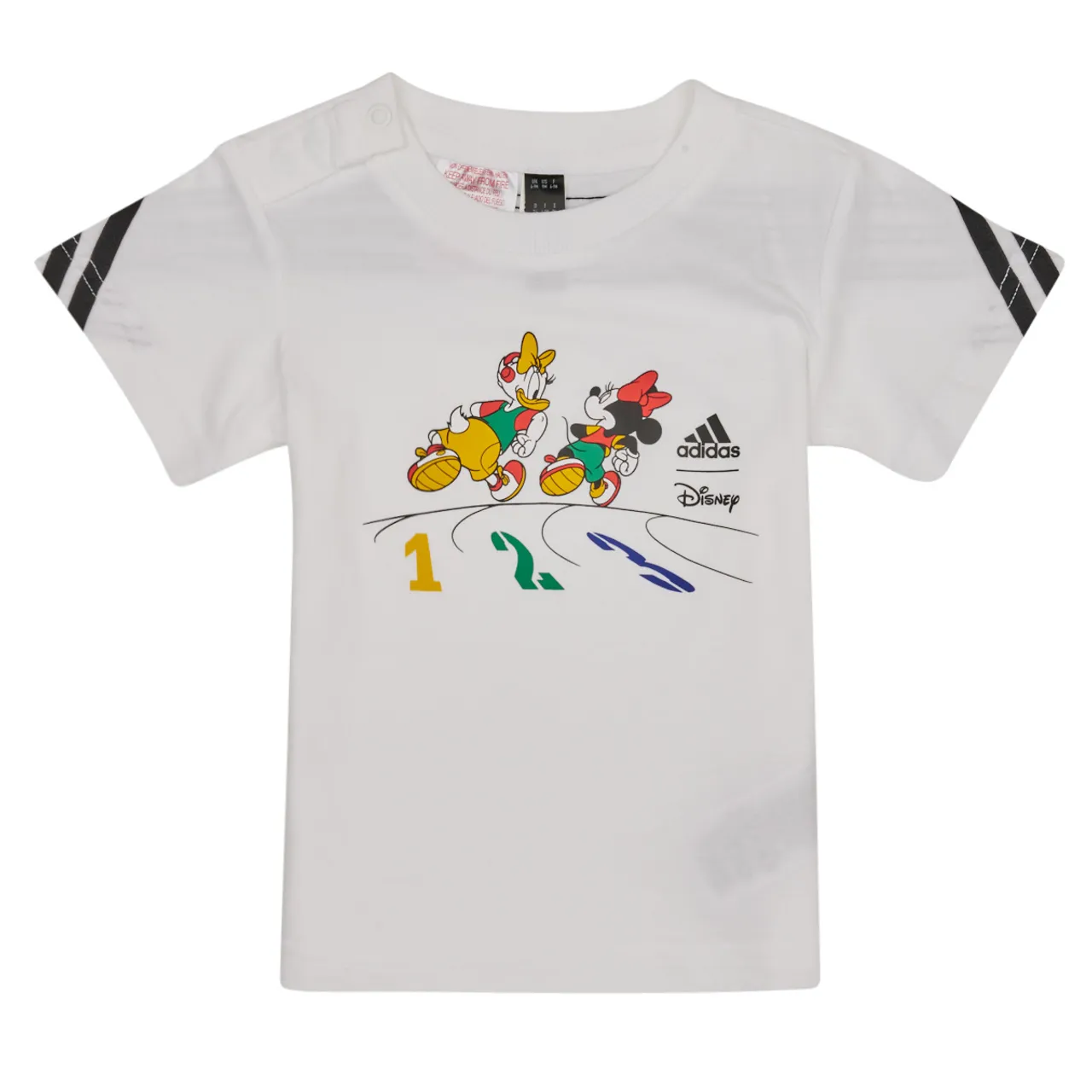 adidas  I DY MM T  boys's Children's T shirt in White