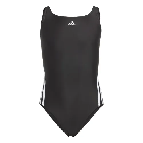 adidas IB6009 3S Swimsuit Swimsuit Girl's Black/White 3-4A
