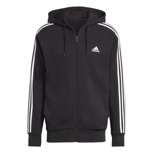 adidas IC0433 M 3S FT FZ HD Sweatshirt Men's black/white 2XL