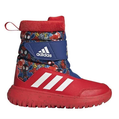 adidas Kids X Marvel Spiderman Winterplay Adventures Boots Vivid Red/Footwear White/Royal Blue