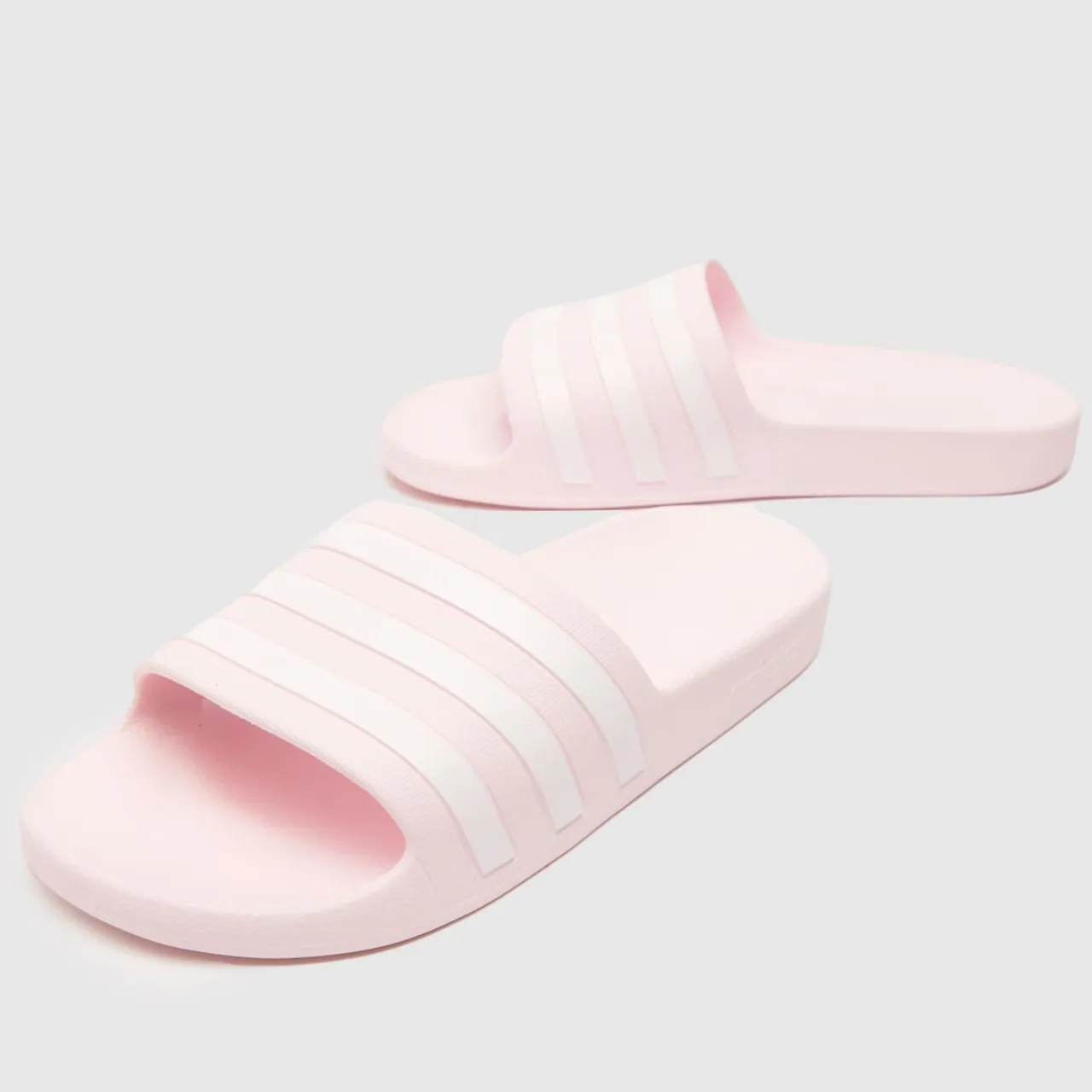 Adidas Ladies Pink Adilette Aqua Sandals