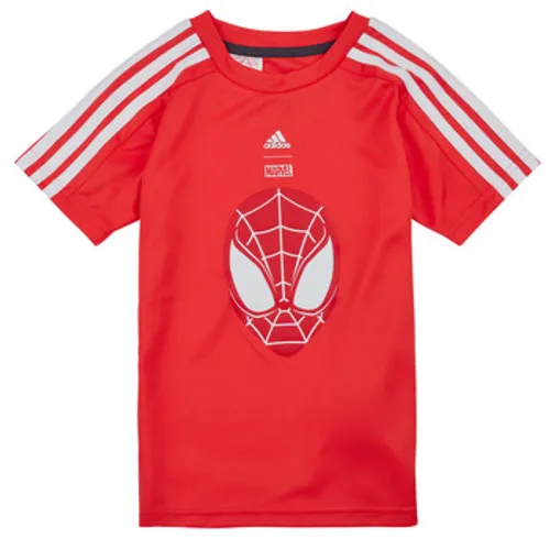 adidas  LB DY SM T  boys's Children's T shirt in Red