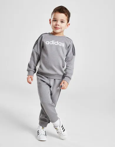 adidas Linear Crew Tracksuit Infant - Grey
