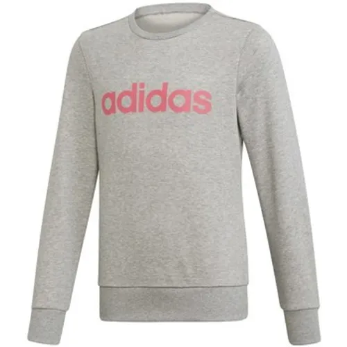 adidas  Linear  girls's Children's Sweatshirt in Grey