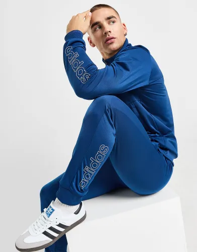 adidas Linear Poly Track Pants - Blue - Mens
