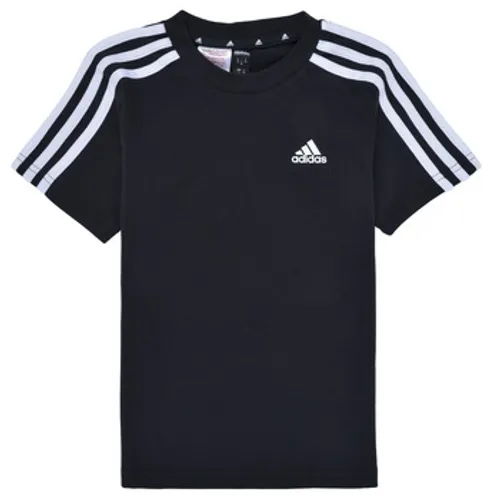 adidas  LK 3S CO TEE  boys's Children's T shirt in Black