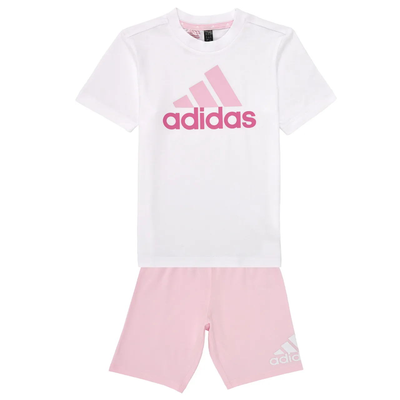 adidas  LK BL CO T SET  girls's  in Pink