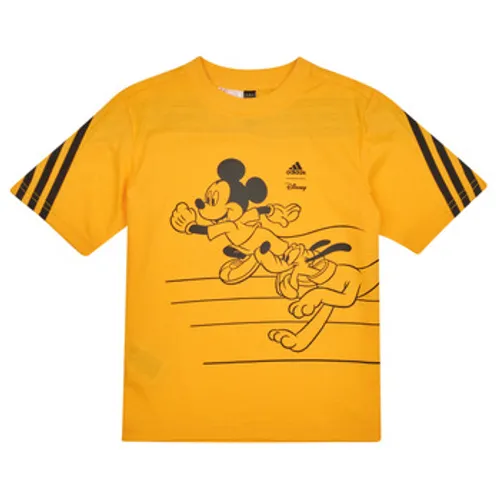 adidas  LK DY MM T  boys's Children's T shirt in Yellow