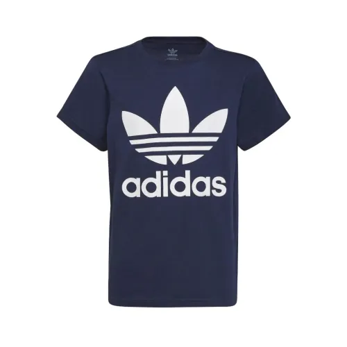 Adidas , Maxi Logo Print T-Shirt ,Blue male, Sizes: