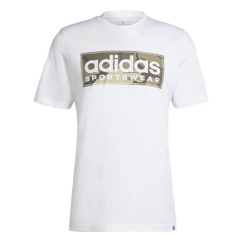adidas Men Camo Graphic Linear T-Shirt
