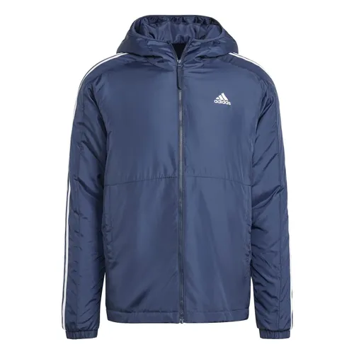 adidas Men's Essentials 3S Insulated Hooded Jacket