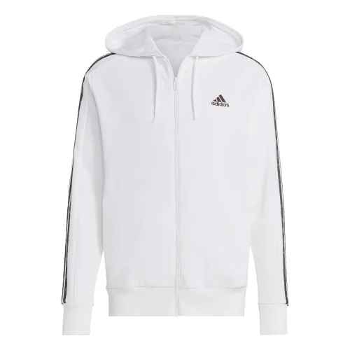 adidas Men's Essentials French Terry 3-Stripes Full-Zip