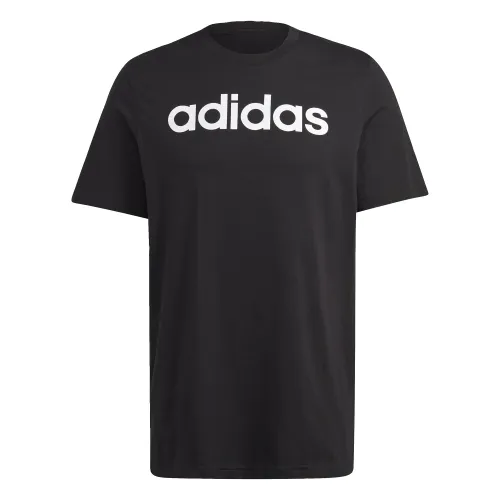 adidas Men's Essentials Single Jersey Linear Embroidered