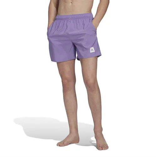 adidas Mens Short Length Solid Swimming Shorts Violet Fusion