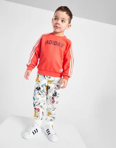 adidas Micky Mouse Crew Tracksuit Infant - Bright Red