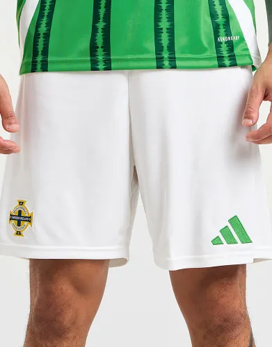 adidas Northern Ireland 2024 Home Shorts - White - Mens