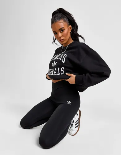adidas Originals Crossover High Waist Leggings - Black - Womens
