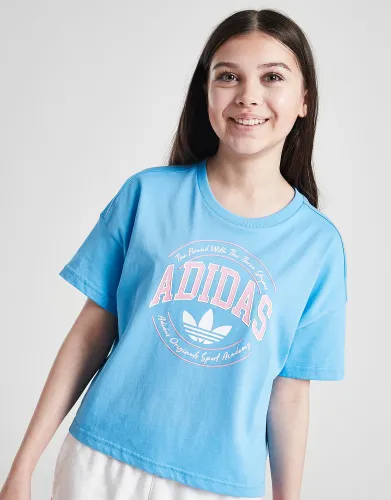 adidas Originals Girls' Varsity T-Shirt Junior - BLUE - Kids