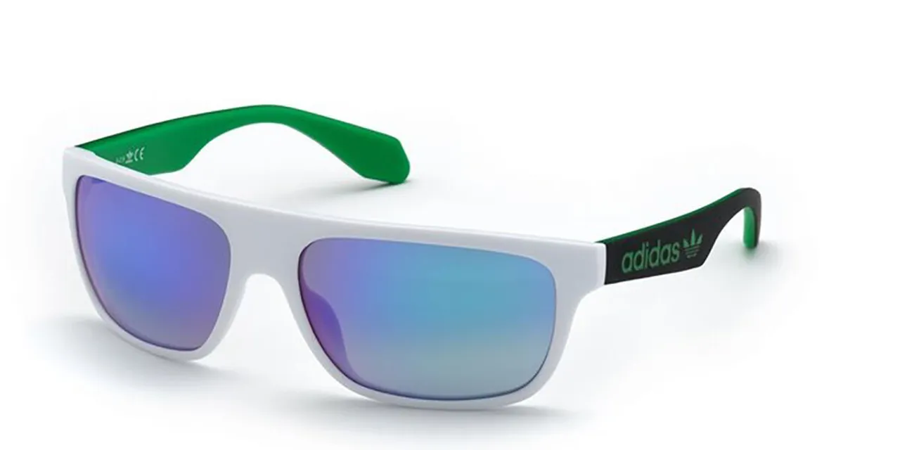 Adidas Originals OR0023 21Q Men's Sunglasses White Size 59