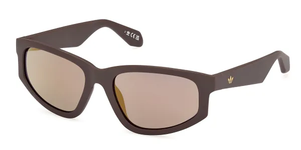 Adidas Originals OR0107 50E Women's Sunglasses Brown Size 55