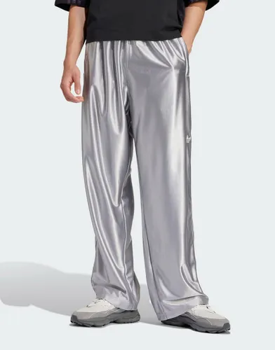 adidas Originals oversized Firebird track pants in grey
