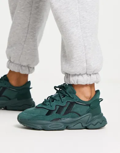 adidas Originals Ozweego trainers in green