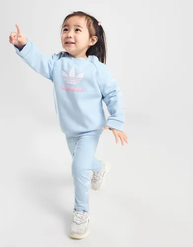 adidas Originals Repeat Trefoil Crew Tracksuit Infant - Blue