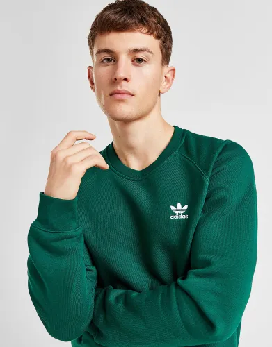 adidas Originals Trefoil Essential Crew Sweatshirt - Green - Mens