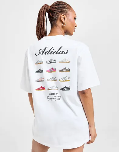 adidas Originals Trefoil Footwear Graphic T-Shirt - White - Womens