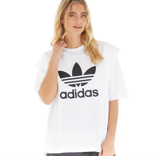 adidas Originals Womens Always Original Trefoil Graphic T-Shirt White