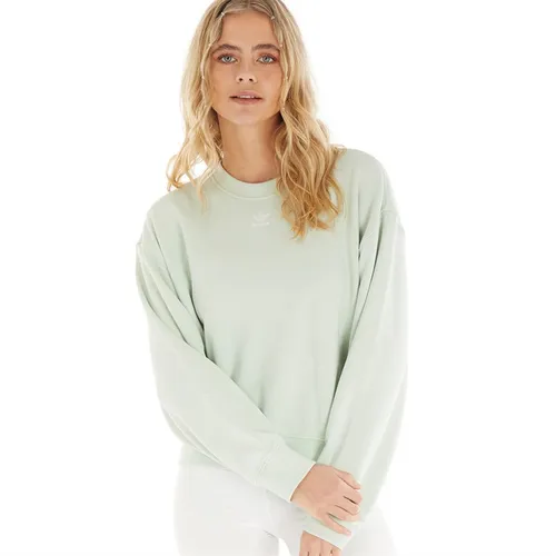 adidas Originals Womens Essentials+ Made With Hemp Sweatshirt Linen Green